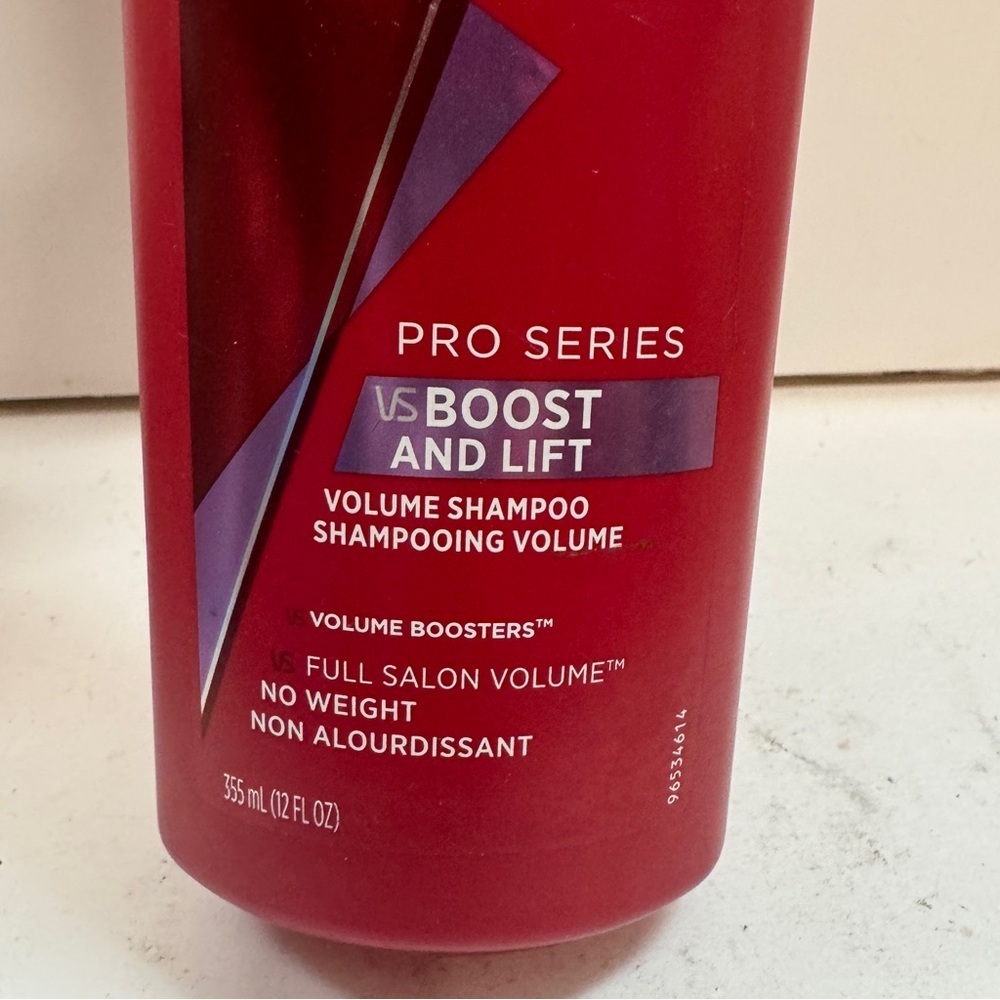 Vidal Sassoon Boost And Lift Shampoo 12 Oz